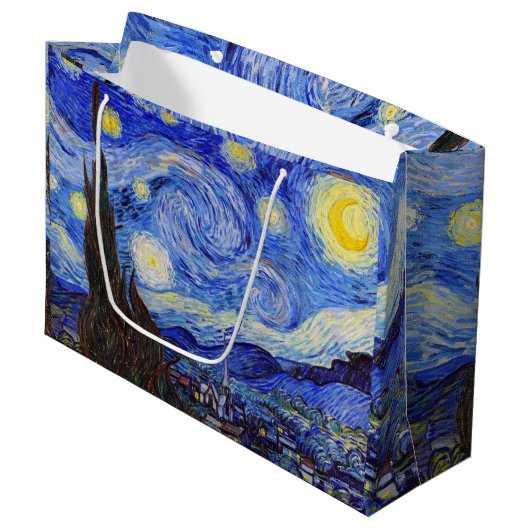Vincent van Gogh, ” Starry night ” Groot Cadeauzakje (Voorkant Gekanteld)