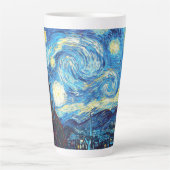 Vincent van Gogh - Starry Night Latte Mug Mok (Voorkant)