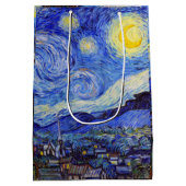 Vincent van Gogh, ” Starry night ” Medium Cadeauzakje (Achterkant)