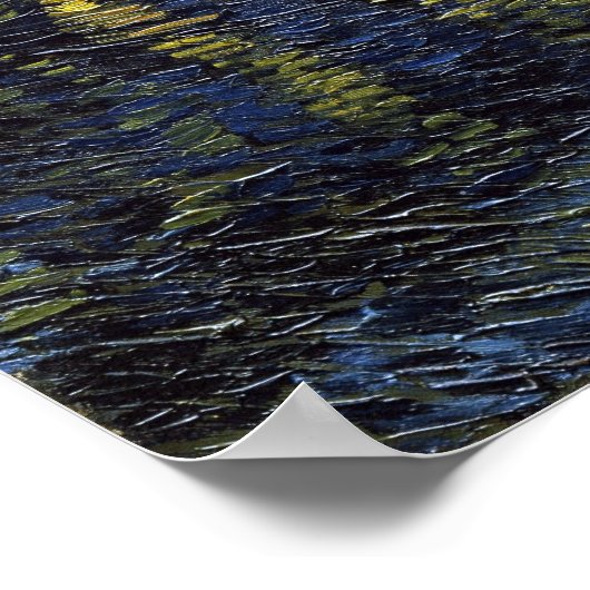 Vincent van Gogh Starry Night over de Rhone Poster (Hoek)