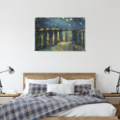 Vincent van Gogh | Starry Night Over the Rhone Canvas Afdruk (Insitu (Slaapkamer))