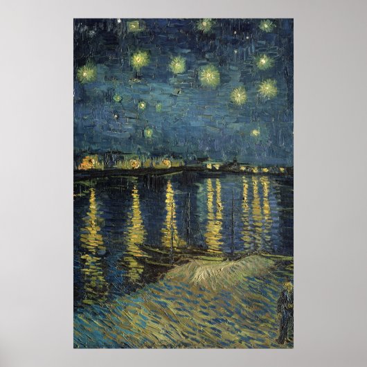 Vincent van Gogh | Starry Night Over the Rhone Poster (Voorkant)
