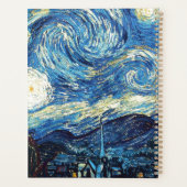 Vincent van Gogh - Starry Night, Planner (Achterkant)