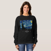 Vincent Van Gogh Starry Night Sweatshirt  (Voorkant volledig)