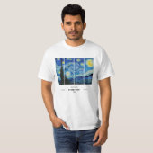Vincent Van Gogh Starry Night T-Shirt (Voorkant volledig)
