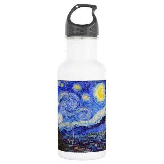 vincent, van, gogh, starry, night waterfles  (Voorkant)