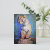 Vincent van Gogh - Statuette of a Vrouw Torso Briefkaart (Staand voorkant)