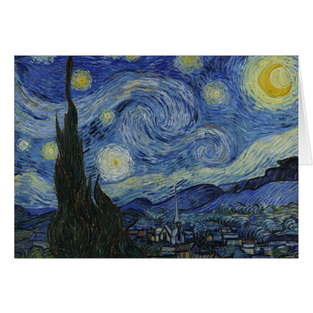 Vincent van Gogh - Sterrennacht (Voorkant Horizontaal)