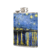 Vincent Van Gogh Sterrennacht 1888 Flask Heupfles (Links)