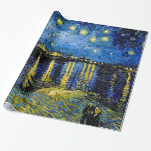 Vincent Van Gogh Sterrennacht 1888 inpakpapier