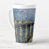 Vincent van Gogh - Sterrennacht 1888 Latte Mok (Linkerhoek)