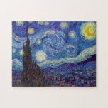 VINCENT VAN GOGH - Sterrennacht 1889 Legpuzzel<br><div class="desc">VINCENT VAN GOGH - Sterrennacht 1889 Olie op doek</div>