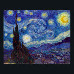 VINCENT VAN GOGH - Sterrennacht 1889 Poster<br><div class="desc">VINCENT VAN GOGH - Sterrennacht 1889</div>
