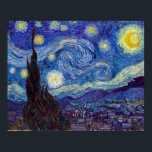 VINCENT VAN GOGH - Sterrennacht 1889 Poster<br><div class="desc">VINCENT VAN GOGH - Sterrennacht 1889</div>