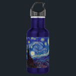 VINCENT VAN GOGH - Sterrennacht 1889 Waterfles<br><div class="desc">VINCENT VAN GOGH - Sterrennacht 1889 Olie op doek</div>