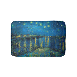 Vincent Van Gogh Sterrennacht aan de Rhône Badmat
