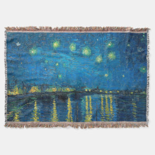 Vincent Van Gogh Sterrennacht aan de Rhône Deken