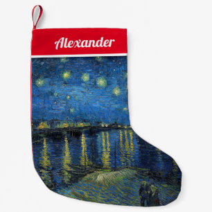 Vincent van Gogh - Sterrennacht aan de Rhône Kleine Kerstsok
