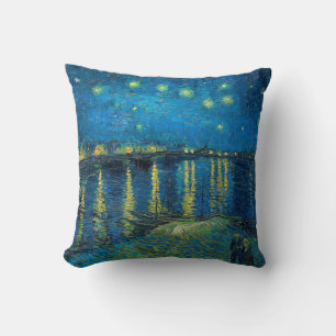 Vincent Van Gogh Sterrennacht aan de Rhône Kussen