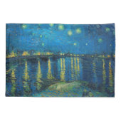Vincent Van Gogh Sterrennacht aan de Rhône Kussensloop (Achterkant)