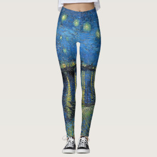 Vincent van Gogh - Sterrennacht aan de Rhône Leggings