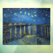 Vincent van Gogh - Sterrennacht aan de Rhône Raamsticker (Vel 3)