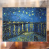Vincent van Gogh - Sterrennacht aan de Rhône Raamsticker (Vel 2)