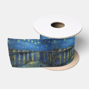 Vincent van Gogh - Sterrennacht aan de Rhône Satijnen Lint