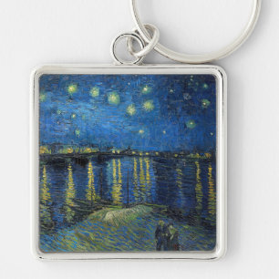 Vincent van Gogh - Sterrennacht aan de Rhône Sleutelhanger