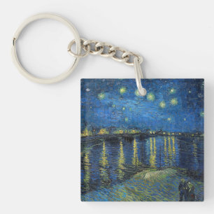 Vincent van Gogh - Sterrennacht aan de Rhône Sleutelhanger