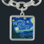 vincent van gogh sterrennacht armbanden<br><div class="desc">Van Gogh's beroemde schilderij,  "De Sterrennacht". Van Gogh schilderde tijdens zijn verblijf in het asiel van Saint Remy in de jaren tachtig de rolheuvels en de cyperbomen die hij uit zijn raam zag. Digitaal verbeterd door PixDezines. Copyright © 2008-2016 PixDezines.com™ en PixDezines™ op zazzle.com. Alle rechten voorbehouden.</div>