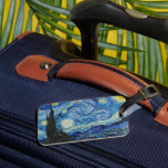 Vincent van Gogh, Sterrennacht Bagagelabel<br><div class="desc">Sterrennacht,  beroemd schilderij van Vincent van Gogh</div>