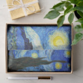 Vincent Van Gogh Sterrennacht Blue Yellow Tissuepapier (Geschenk)