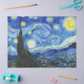 Vincent Van Gogh Sterrennacht Blue Yellow Tissuepapier (Craft)