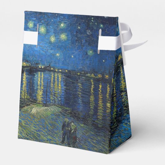 Vincent van Gogh - Sterrennacht boven de Rhône Bedankdoosjes (Achterkant)