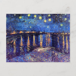 Vincent Van Gogh - Sterrennacht boven de Rhône Briefkaart