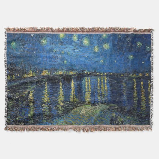Vincent van Gogh - Sterrennacht boven de Rhône Deken (Voorkant)