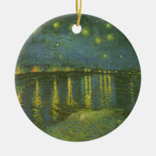 Vincent van Gogh - Sterrennacht boven de Rhône Keramisch Ornament