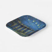 Vincent van Gogh - Sterrennacht boven de Rhône Papieren Bordje (Gebogen)