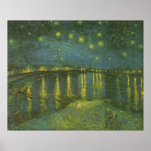 Vincent van Gogh - Sterrennacht boven de Rhône Poster