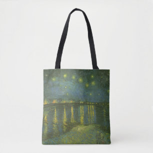 Vincent van Gogh - Sterrennacht boven de Rhône Tote Bag