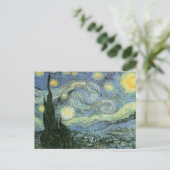 Vincent Van Gogh - Sterrennacht Briefkaart (Staand voorkant)