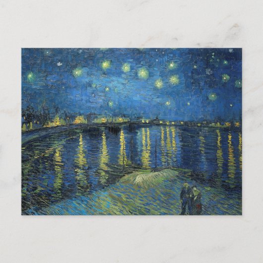 Vincent van Gogh Sterrennacht Briefkaart (Voorkant)
