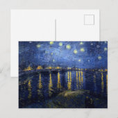 Vincent van Gogh - Sterrennacht Briefkaart (Voorkant / Achterkant)