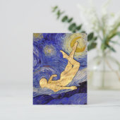 Vincent Van Gogh Sterrennacht Briefkaart (Staand voorkant)