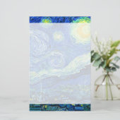 vincent van gogh sterrennacht briefpapier (Staand voorkant)