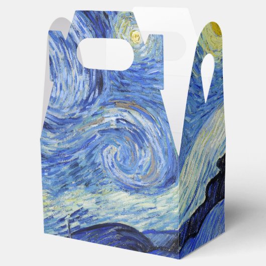 Vincent Van Gogh Sterrennacht bruiloft Bedankdoosjes (Geopend)