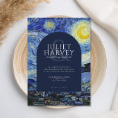 Vincent Van Gogh Sterrennacht bruiloft Kaart