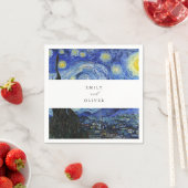 Vincent Van Gogh Sterrennacht bruiloft Servet (Insitu)
