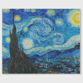 Vincent van Gogh, Sterrennacht Cadeaupapier (Vlak)